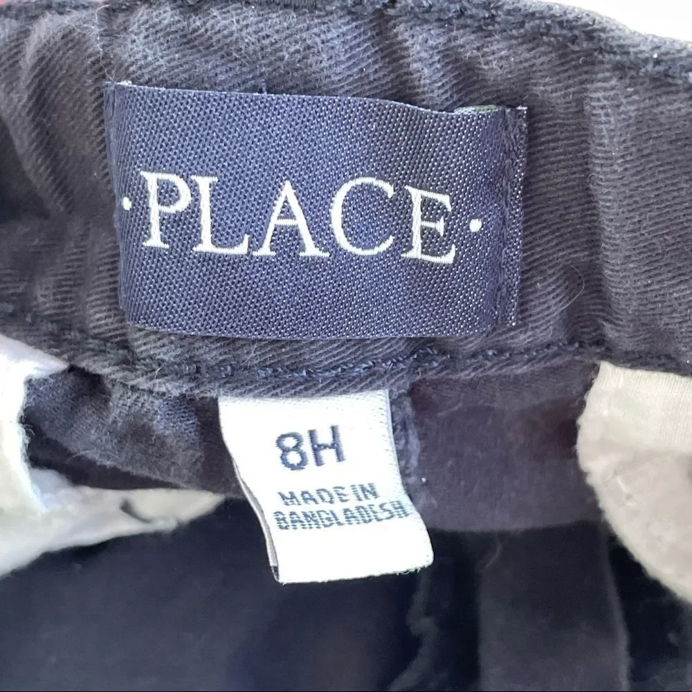The Children's Place Boys Casual Pants Size 8 Navy Blue